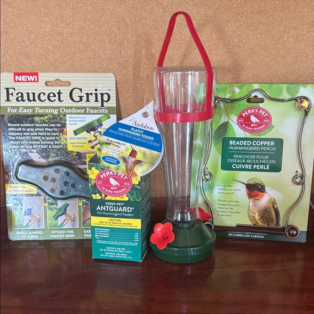 ‼️🚨 Flash Deal Drop • Spring bundle Perky-Pet Hummingbird Feeder Set,faucet grip